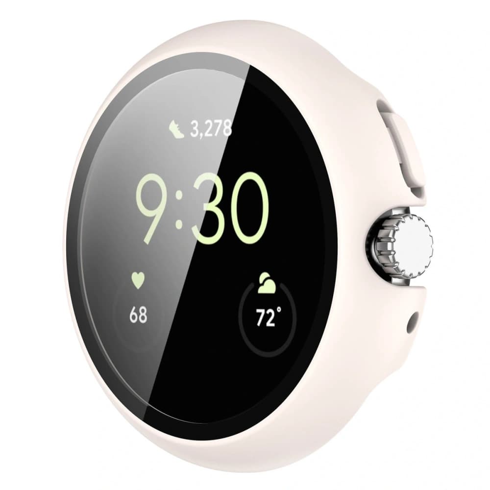 Bizon Case+Glass Watch Google Pixel Watch 4 41mm matowe beige - 4