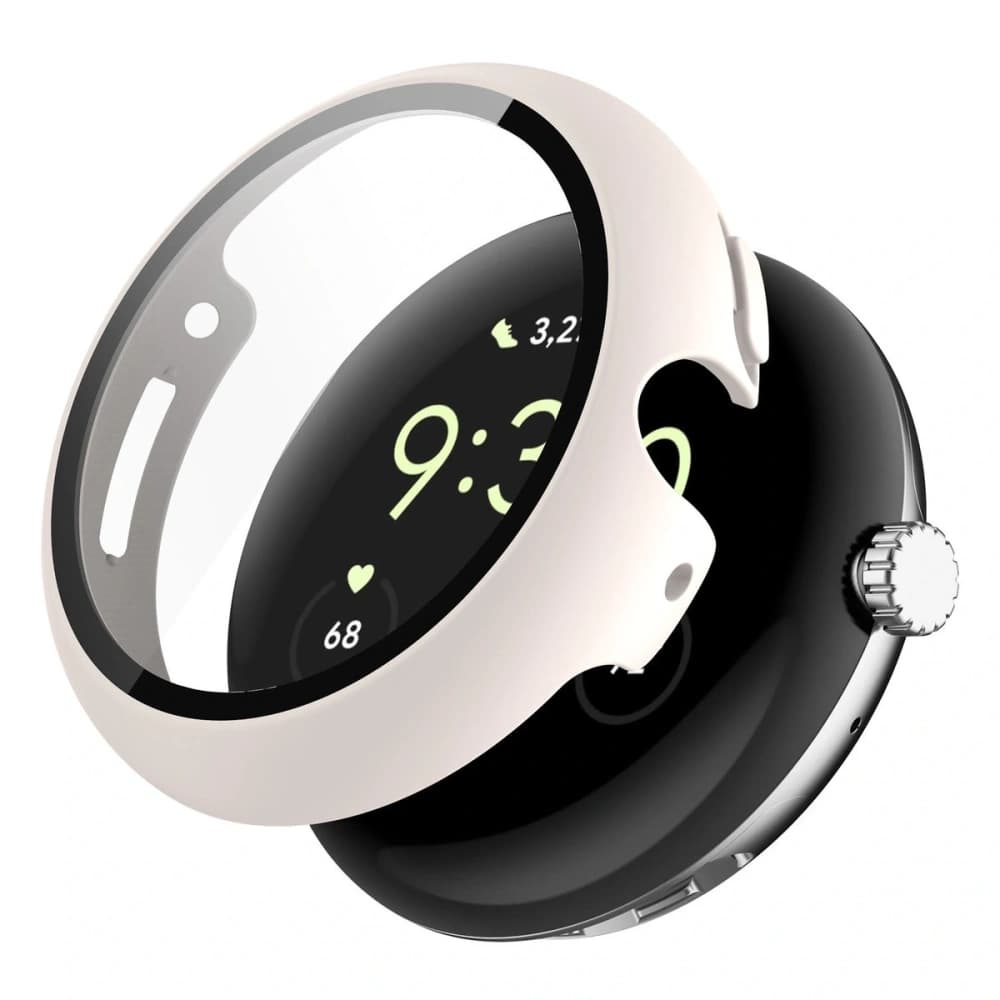Bizon Case+Glass Watch Google Pixel Watch 4 41mm matowe beige - 5