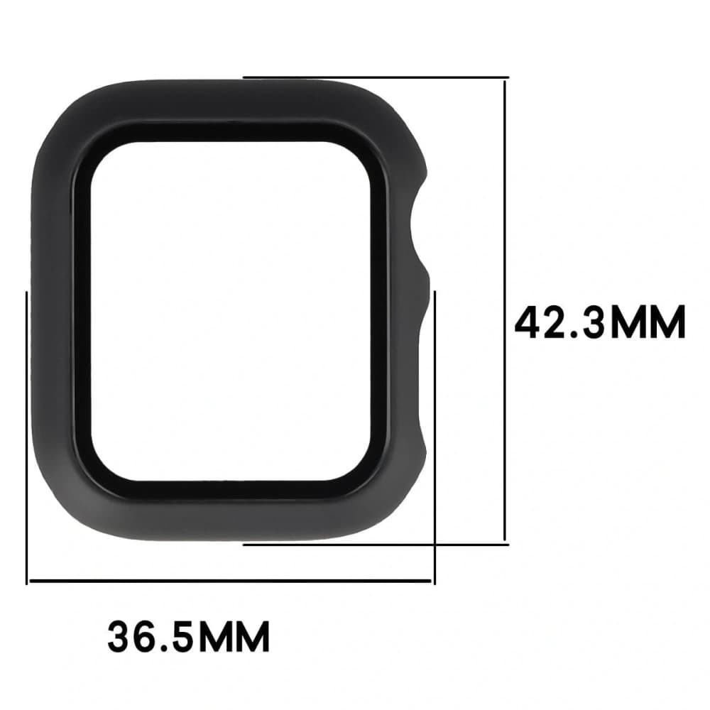 Bizon Case+Glass Watch Apple Watch SE 3 / SE 2 / SE / 6 / 5 / 4 40mm matte black - 2