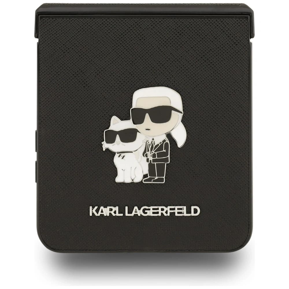 Karl Lagerfeld Saffiano Karl&Choupette Pin Samsung Galaxy Z Flip7 schwarz - 5