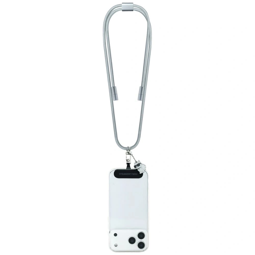 Karl Lagerfeld CBDY Choupette Charm Universal Cable Leash USB-C / USB-C gray - 2