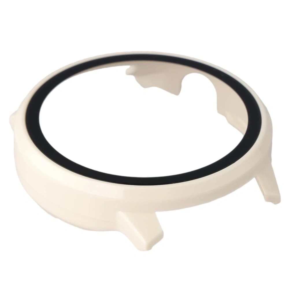 Bizon Case+Glass Watch Garmin Venu 4 45mm beige - 7