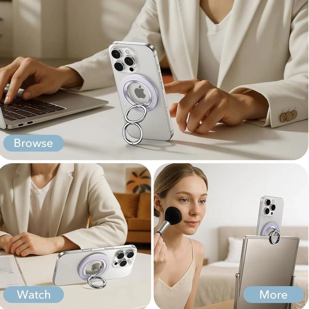 ESR Magnetic 360 Halolock MagSafe Phone Ring Lavender - 2