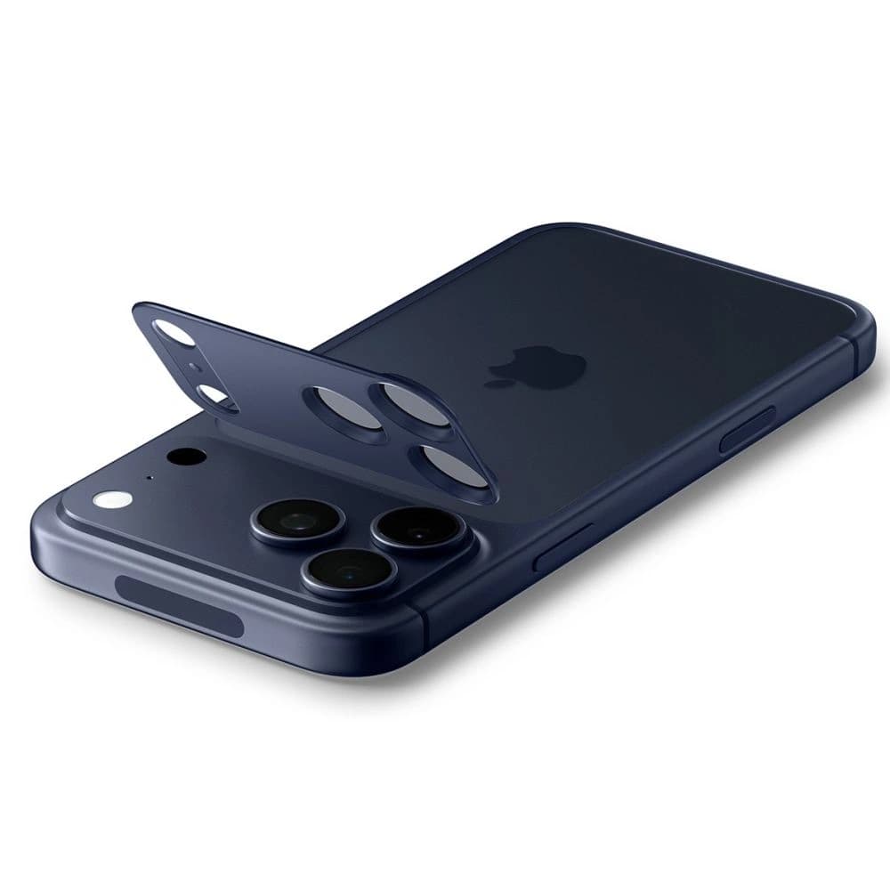 Spigen Optik Pro XL Glas.tr ez Fit Kamera Schutz für Apple iPhone 17 Pro Max Blau - 4