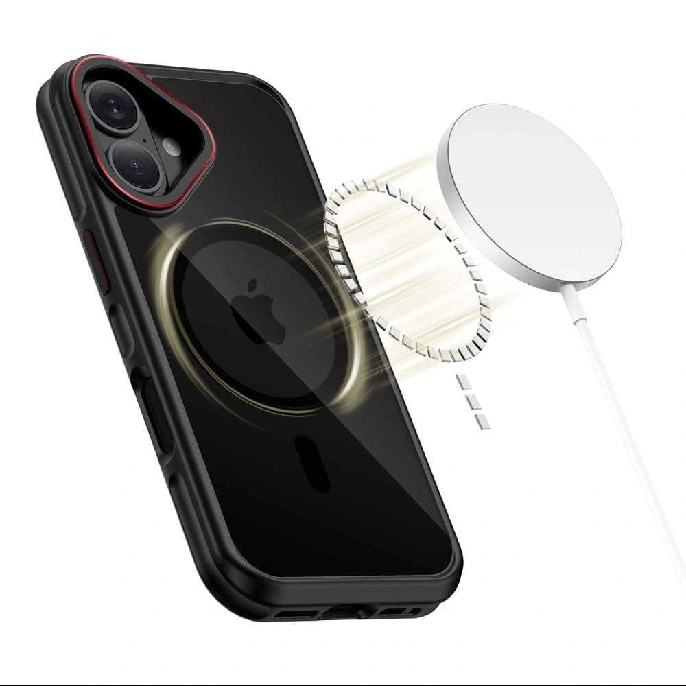 Tech-Protect MagHybrid MagSafe Apple iPhone 17 Black/red - 3