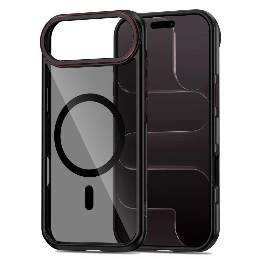 Tech-Protect MagHybrid MagSafe Apple iPhone Air Schwarz/Rot - 2