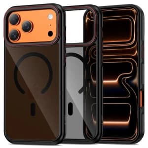 Tech-Protect MagHybrid MagSafe Apple iPhone 17 Pro Schwarz/Rot