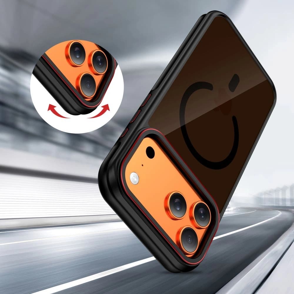 Tech-Protect MagHybrid MagSafe Apple iPhone 17 Pro Black/red - 6