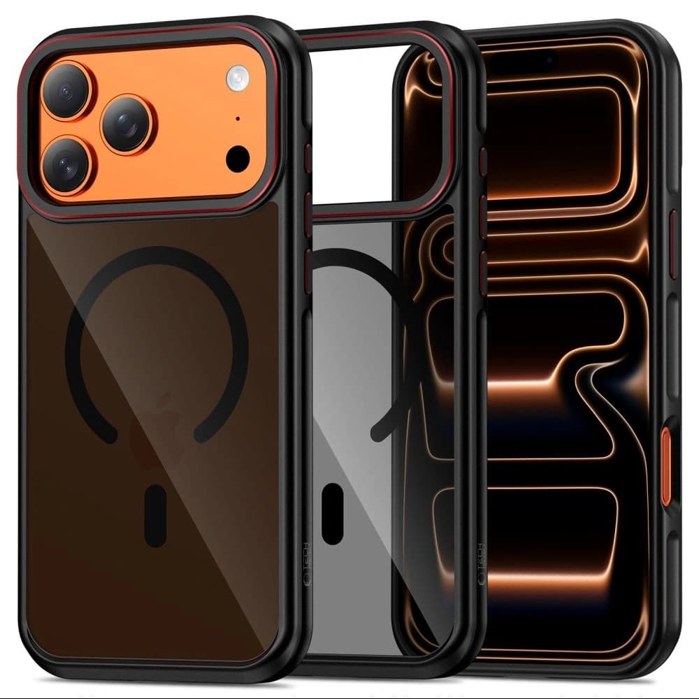 Tech-Protect MagHybrid MagSafe Apple iPhone 17 Pro Max Black/red - 1