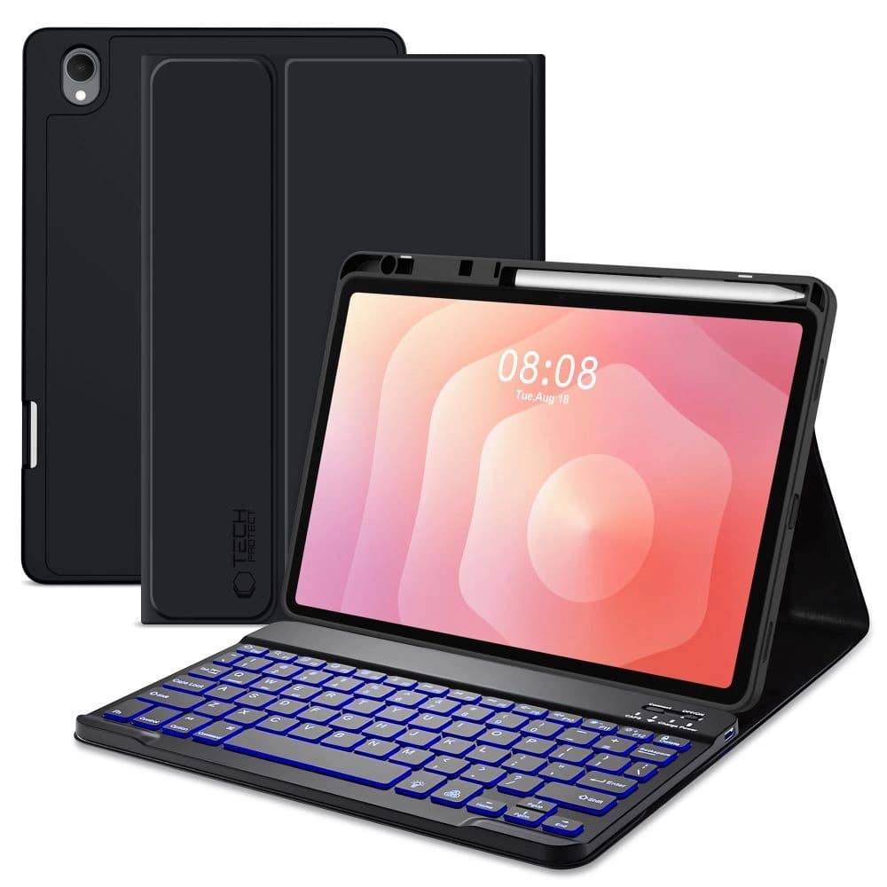 Tech-Protect Smartcase Pen + Keyboard Samsung Galaxy Tab S11 11.0 X730 / X736b Black - 1