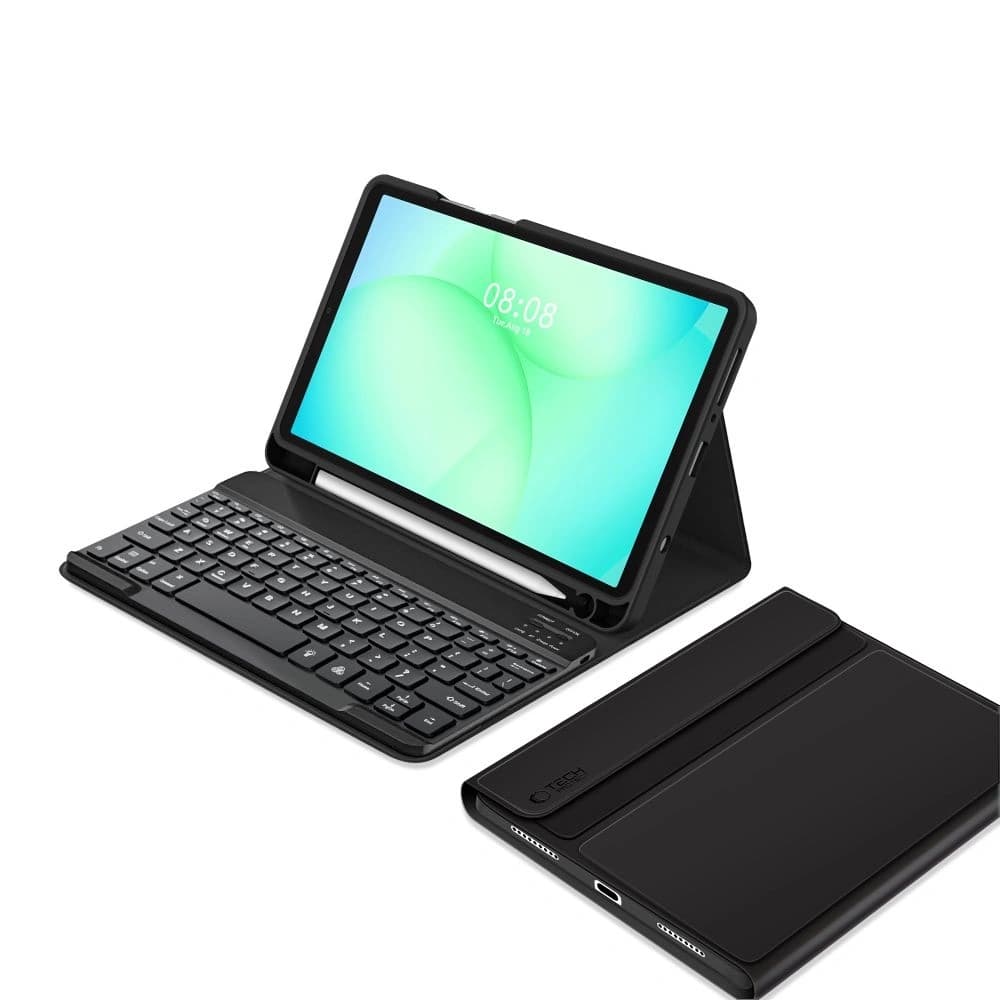 Tech-Protect Smartcase Pen + Tastatur Samsung Galaxy Tab A9 / A11 8.7 X110 / X115 / X133 / X135 Schwarz - 2