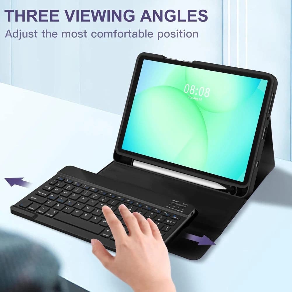 Tech-Protect Smartcase Pen + Tastatur Samsung Galaxy Tab A9 / A11 8.7 X110 / X115 / X133 / X135 Schwarz - 6