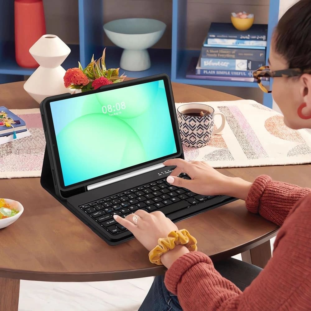 Tech-Protect Smartcase Pen + Tastatur Samsung Galaxy Tab A9 / A11 8.7 X110 / X115 / X133 / X135 Schwarz - 7