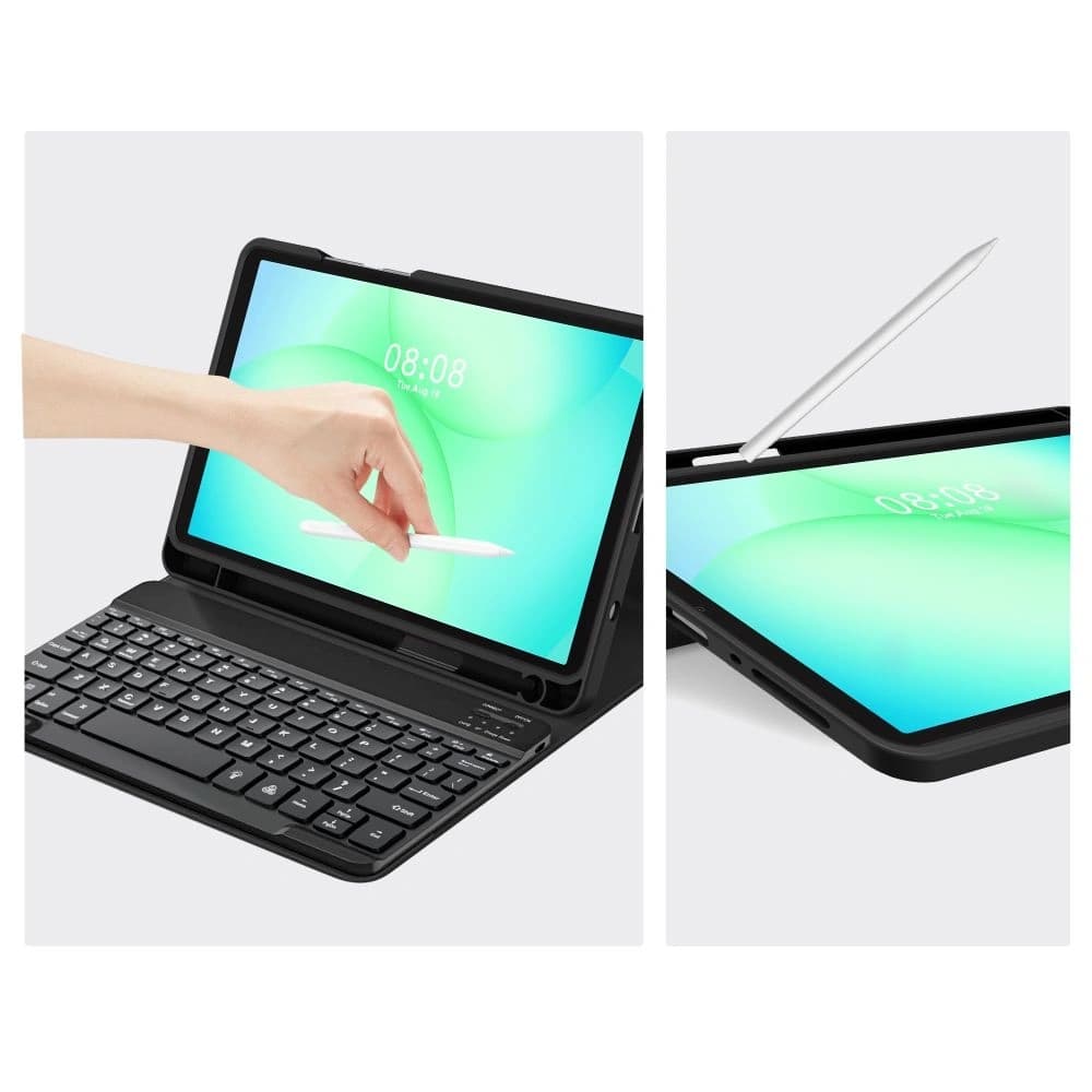 Tech-Protect Smartcase Pen + Tastatur Samsung Galaxy Tab A9 / A11 8.7 X110 / X115 / X133 / X135 Schwarz - 9
