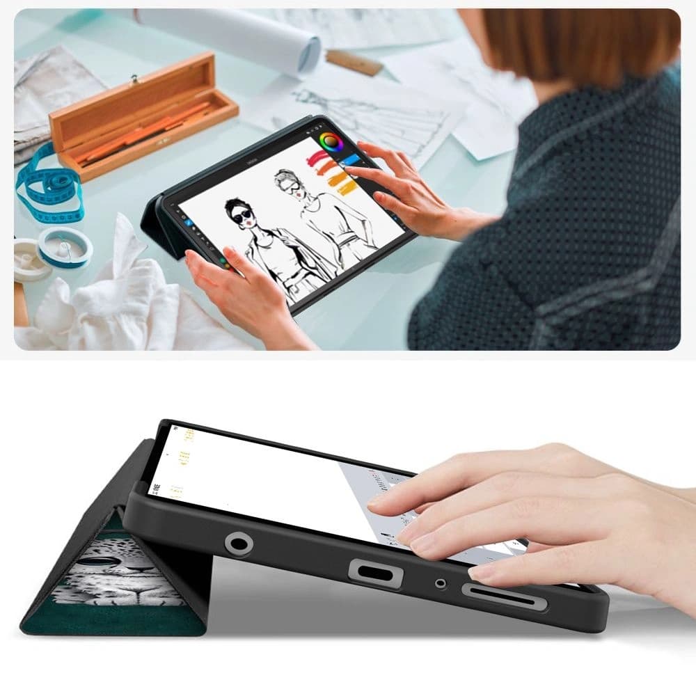 Tech-Protect Smartcase Samsung Galaxy Tab A9 / A11 8.7 X110 / X115 / X133 / X135 Sad Cat - 8