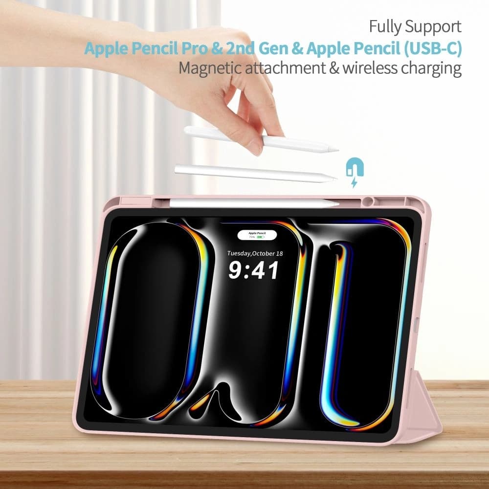 Tech-Protect Smartcase Pen Apple iPad Pro 13” 2024/2025 Pink - 7