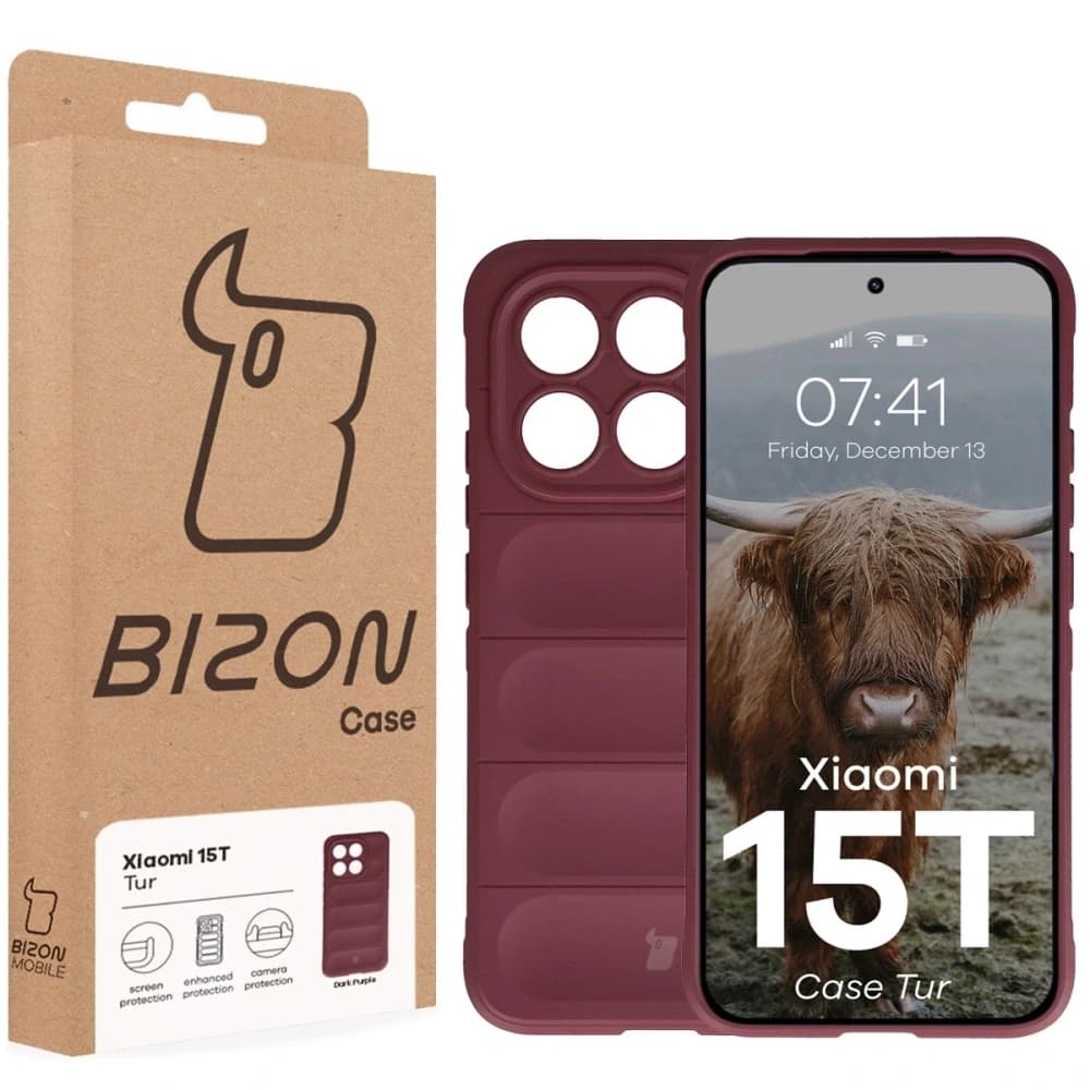 Bizon Case Tur Xiaomi 15T burgundy - 8