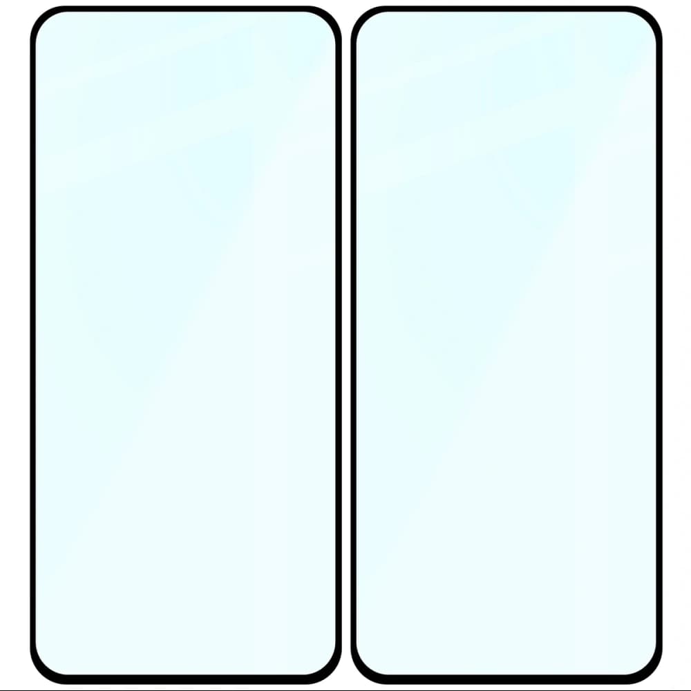 Bizon Glass Edge Duo Samsung Galaxy S23 FE black frame [2 PACK] - 4