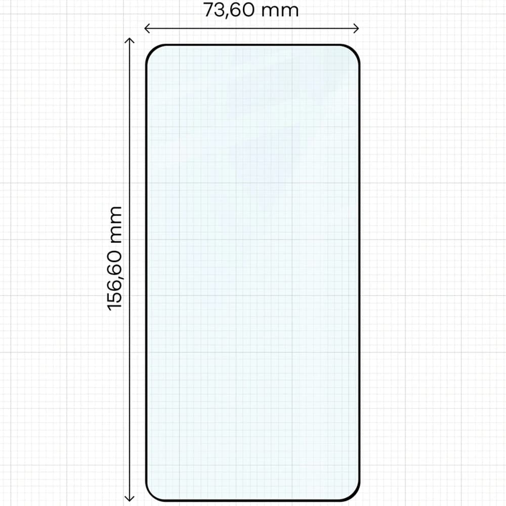 Bizon Glass Edge Duo Samsung Galaxy S25+ Plus / S24+ Plus schwarzer Rahmen [2 PACK] - 2