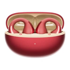 Bezprzewodowe słuchawki z klipsem QCY Crossky Clip C30S (czerwone)