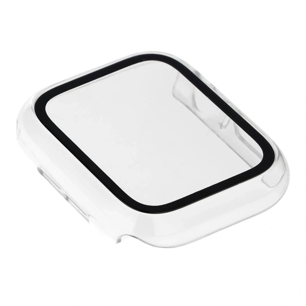 Bizon Case+Glass Uhr Apple Watch SE 3 / SE 2 / SE / 6 / 5 / 4 44mm klar - 7