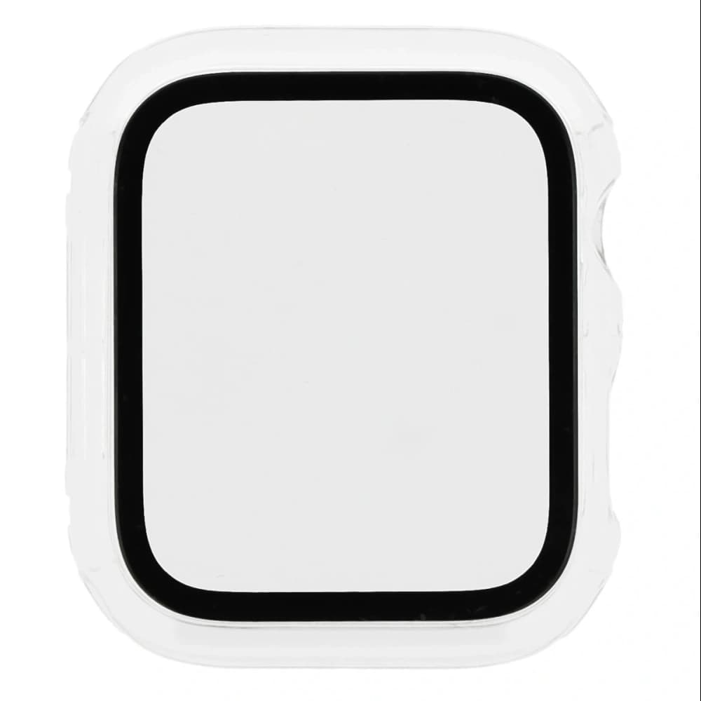 Bizon Case+Glass Uhr Apple Watch SE 3 / SE 2 / SE / 6 / 5 / 4 44mm klar - 8