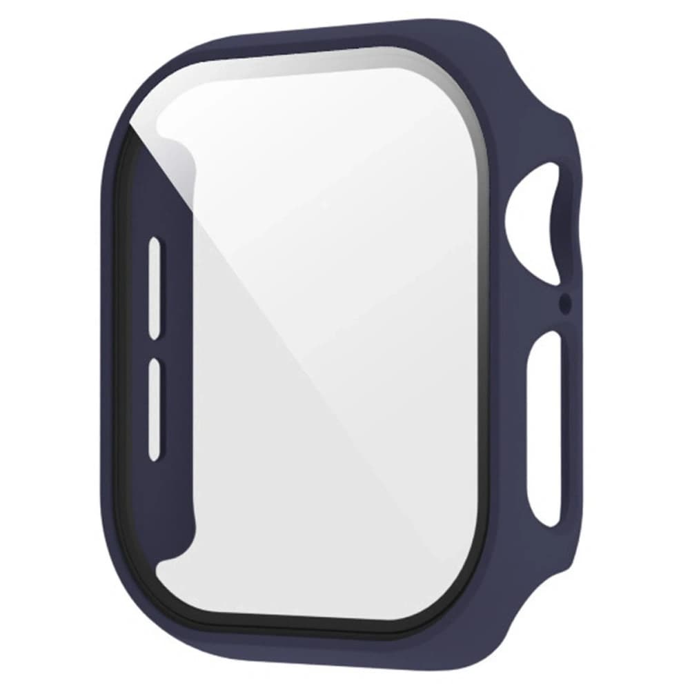 Bizon Case+Glass Watch do Apple Watch SE 3 / SE 2 / SE / 6 / 5 / 4 40mm matte navy blue - 3