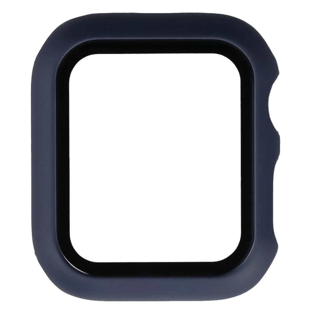 Bizon Case+Glass Watch do Apple Watch SE 3 / SE 2 / SE / 6 / 5 / 4 40mm matte navy blue - 8