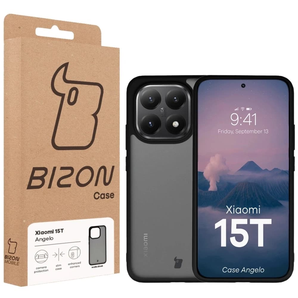 Bizon Case Angelo Xiaomi 15T smoky with a black frame - 6