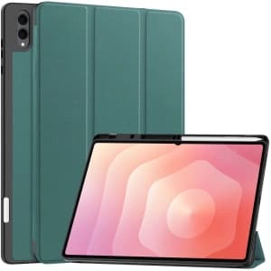 Bizon Case Tab Lizard Samsung Galaxy Tab S11 Ultra dark green