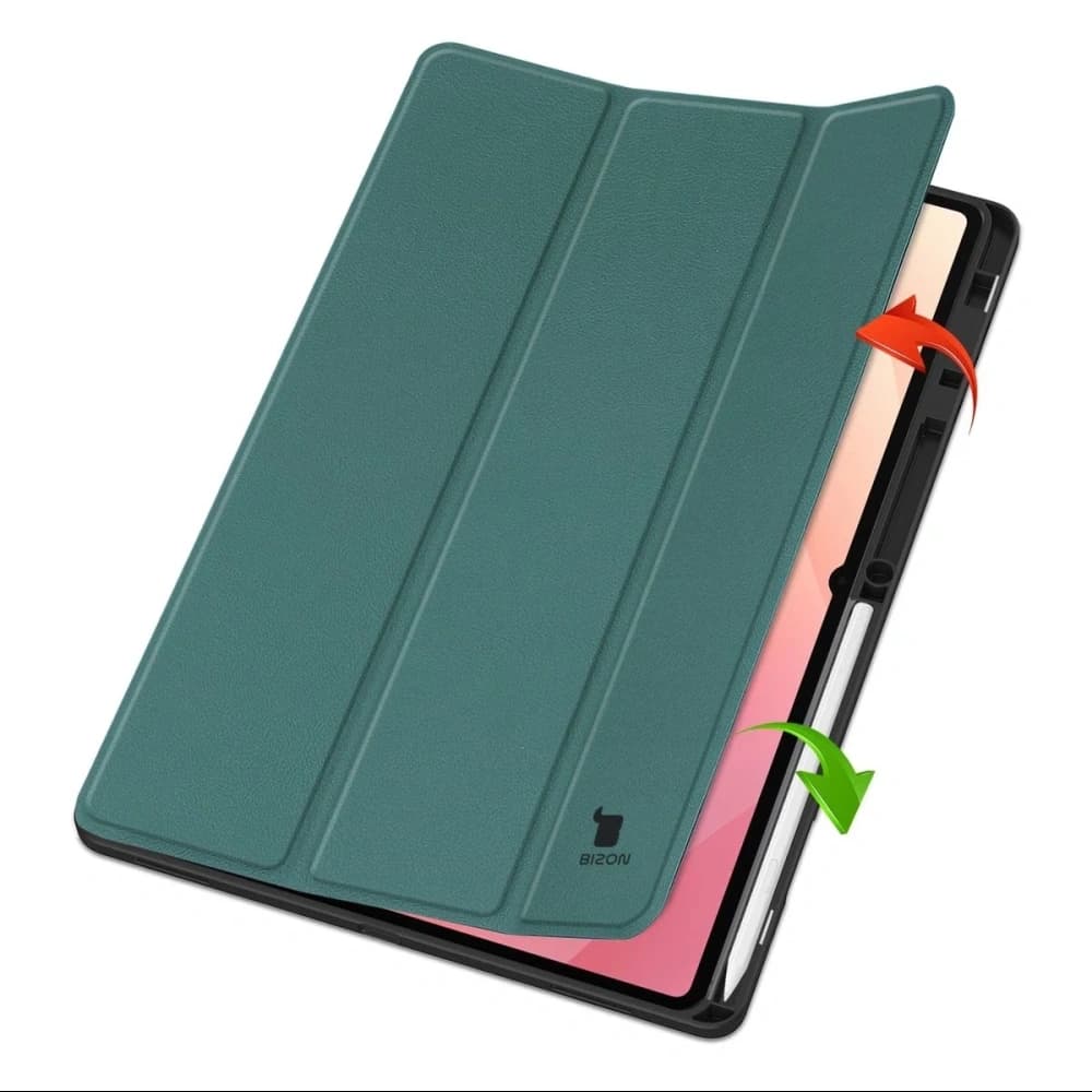 Bizon Case Tab Lizard Samsung Galaxy Tab S11 Ultra dark green - 2