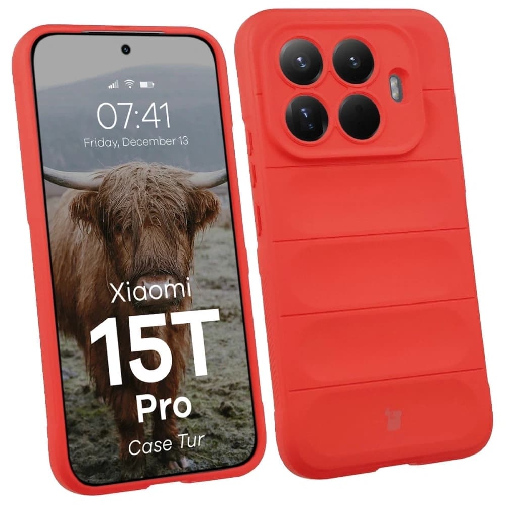 Bizon Case Tur Xiaomi 15T Pro red - 1