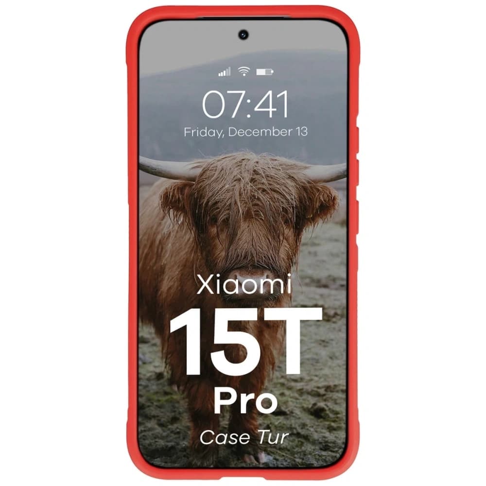 Bizon Case Tur Xiaomi 15T Pro red - 5