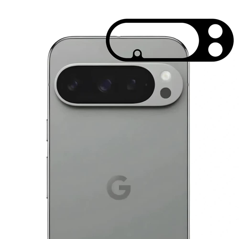 Bizon Case Clear Pack Hülle + 2x gehärtetes Glas + Objektivglas für Google Pixel 10 Pro - 9