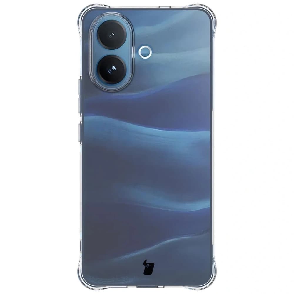 Bizon Case Clear Pack Hülle + 2x Displayschutzfolie für Vivo V60 Lite 5G - 2