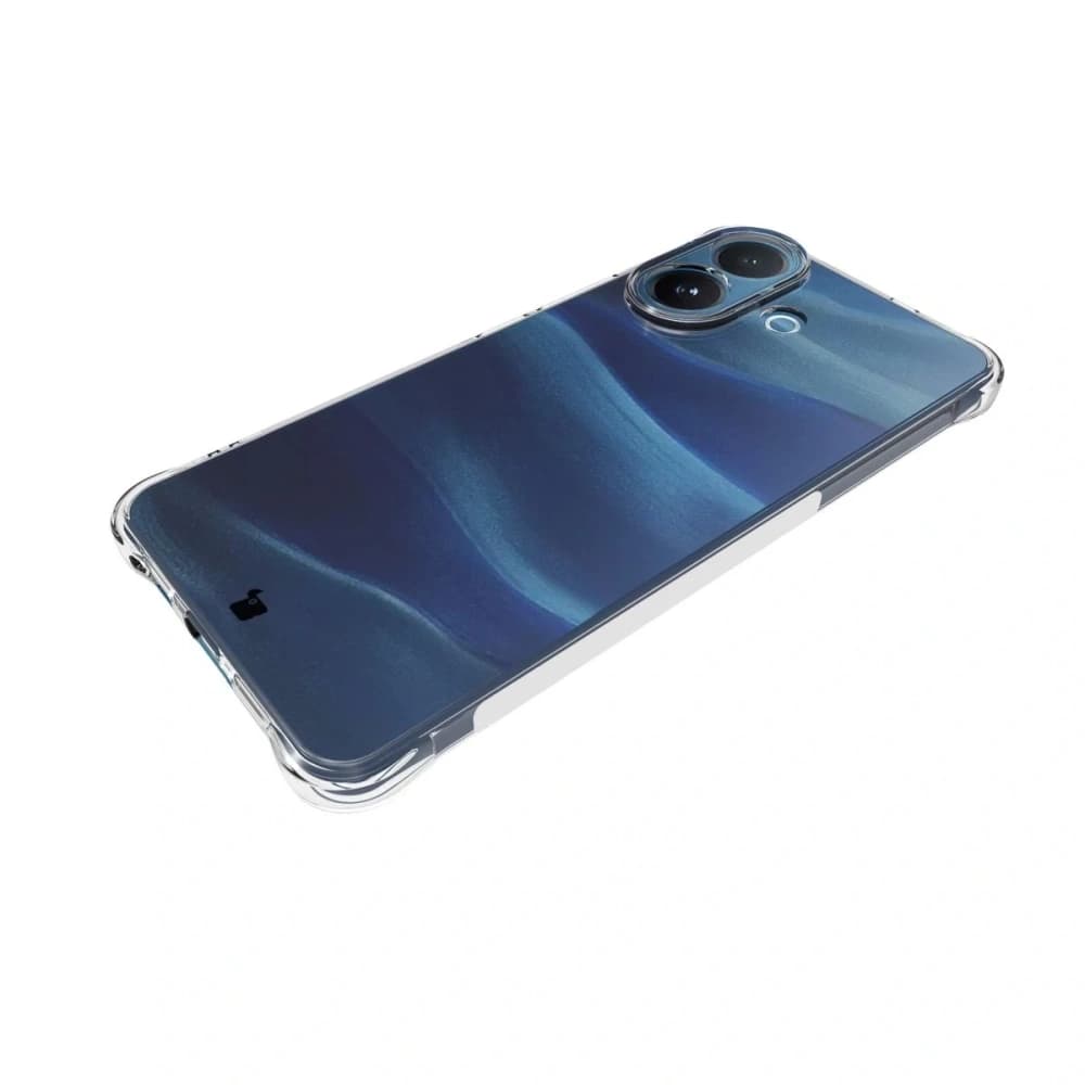 Bizon Case Clear Pack Hülle + 2x Displayschutzfolie für Vivo V60 Lite 5G - 7