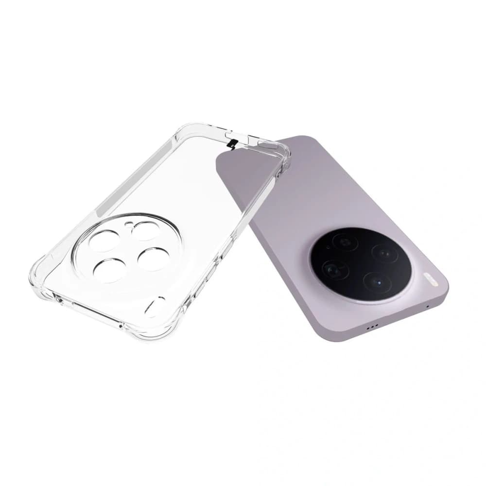 Bizon Case Clear Pack Hülle + 2x Displayschutzfolie für Vivo X300 - 5