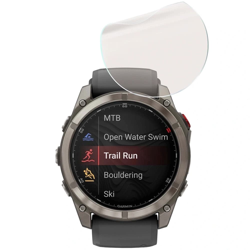 Bizon Glas Uhr Film Sonne Garmin Fenix 8 Pro AMOLED 47 mm - 5