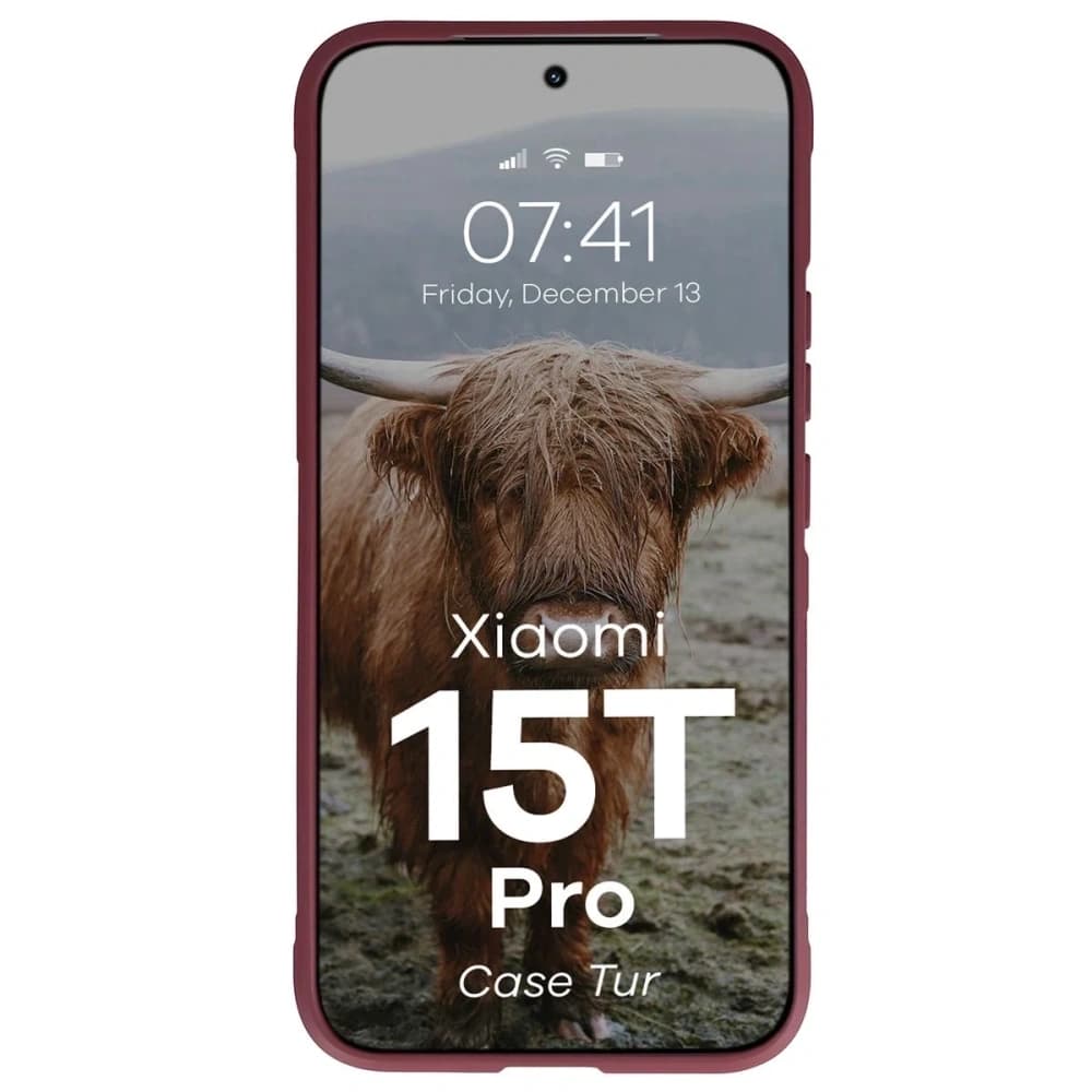 Bizon Case Tur Xiaomi 15T Pro burgundy - 5