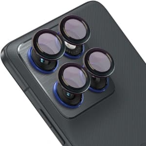 Bizon Glass Snap Linse Motorola Edge 70 schwarzer Rahmen