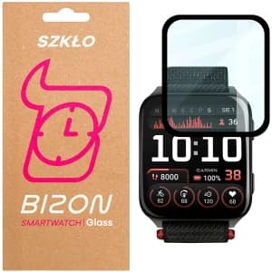 Bizon Glass Watch Edge Hybrid Garmin Venu X1 black