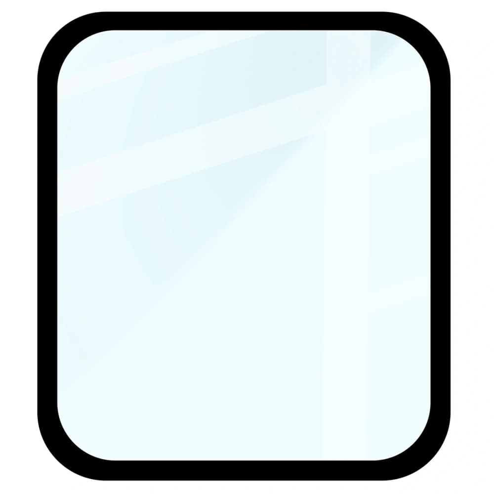 Bizon Glas Uhr Edge Hybrid Garmin Venu X1 schwarz - 4