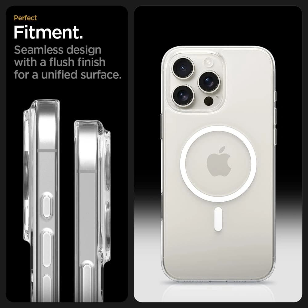 Spigen Thin Fit Mag MagSafe Apple iPhone 16 Pro Max Klar/weiß - 10