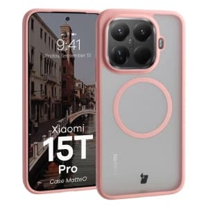 Bizon Case MatteO Magnetic Xiaomi 15T Pro smoky light pink