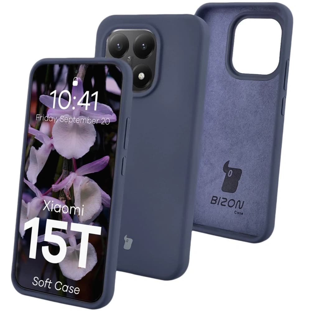 Bizon Soft Case Xiaomi 15T dunkelblau - 1