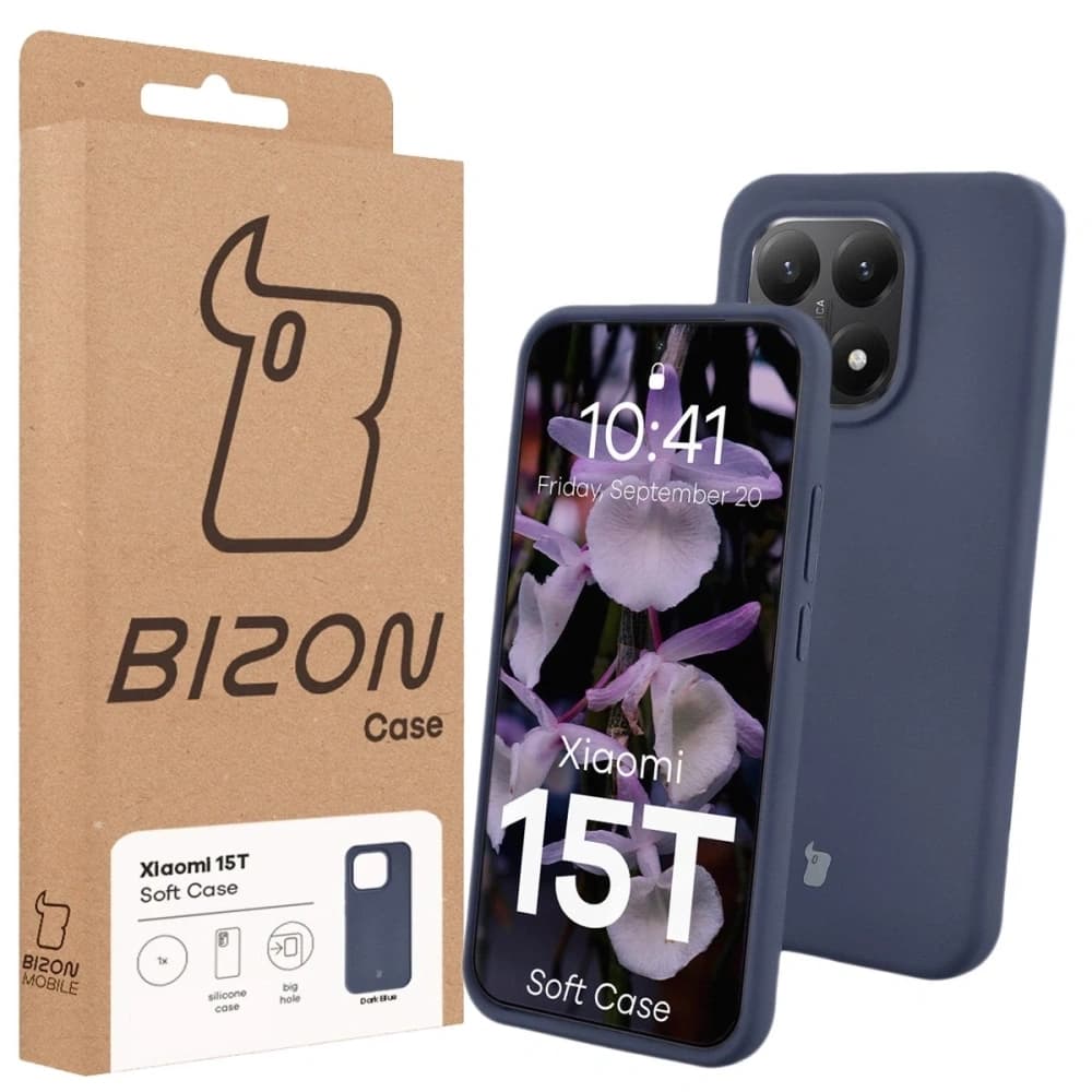 Bizon Soft Case Xiaomi 15T dunkelblau - 7