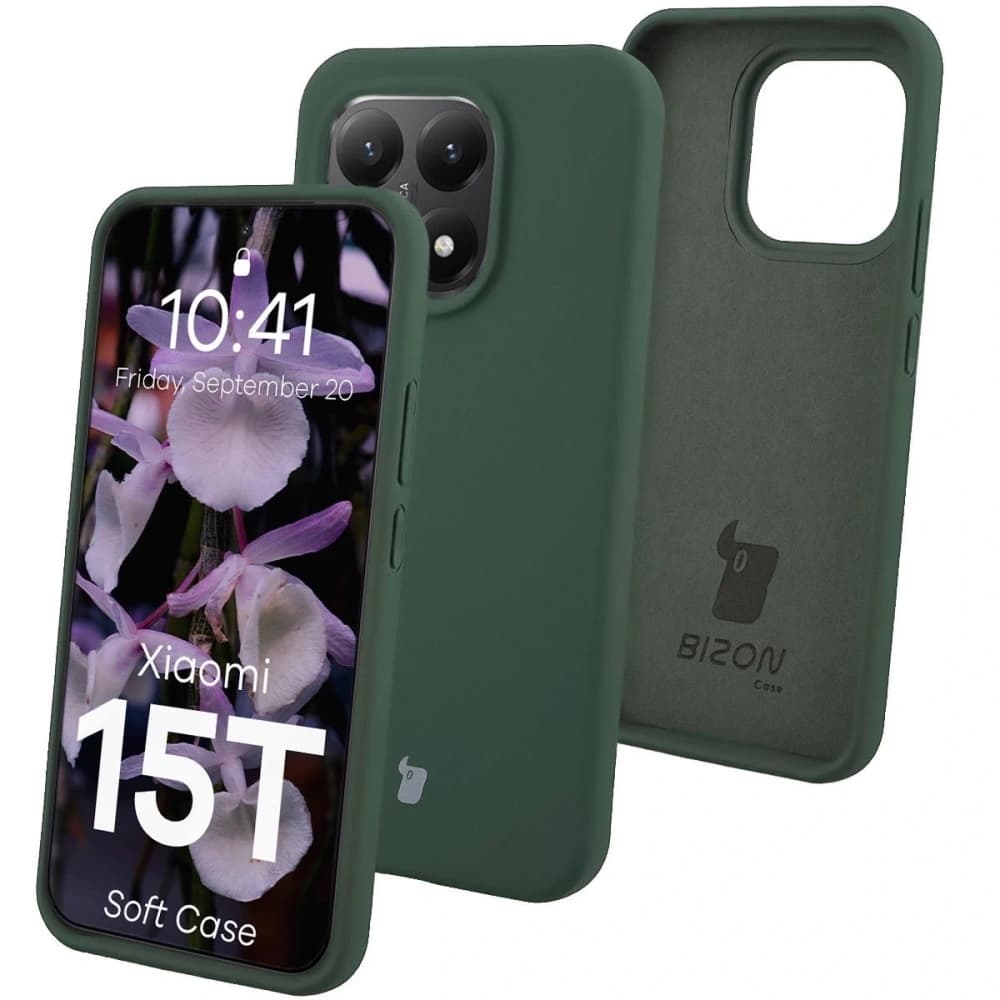 Bizon Soft Case Xiaomi 15T dark green - 1