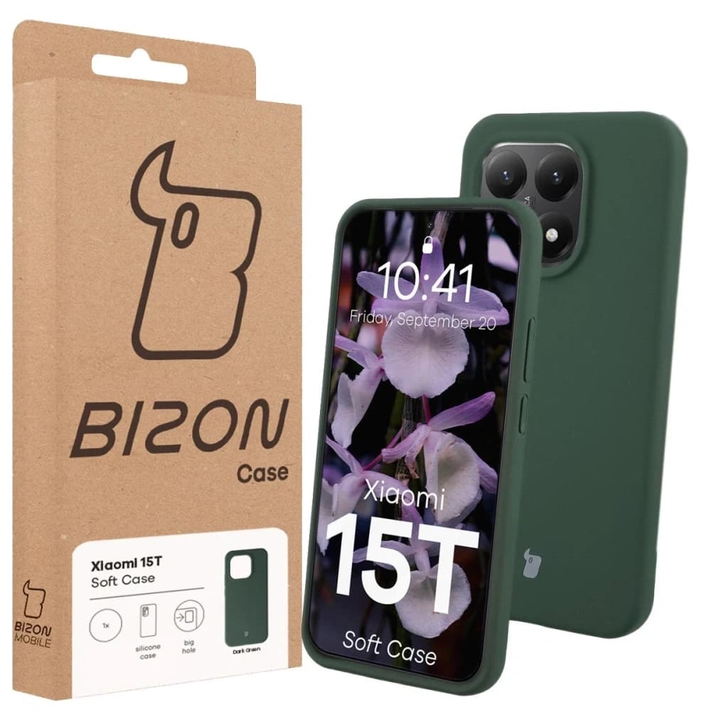 Bizon Soft Case Xiaomi 15T dark green - 7
