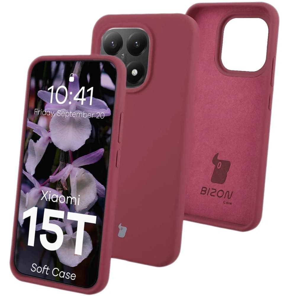 Bizon Soft Case Xiaomi 15T dunkel lila - 1