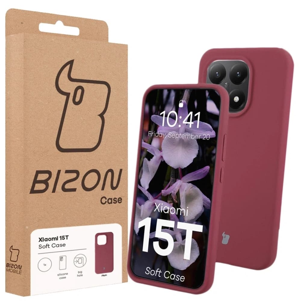 Bizon Soft Case Xiaomi 15T dunkel lila - 7